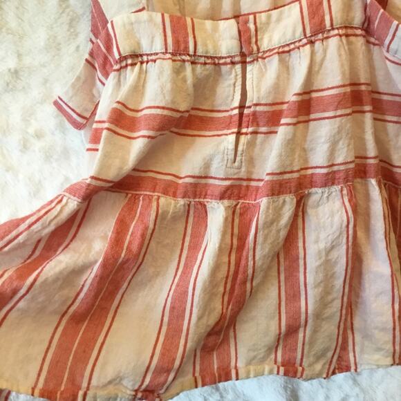 Loft Red & White Striped Tiered Cami - Picture 10 of 10